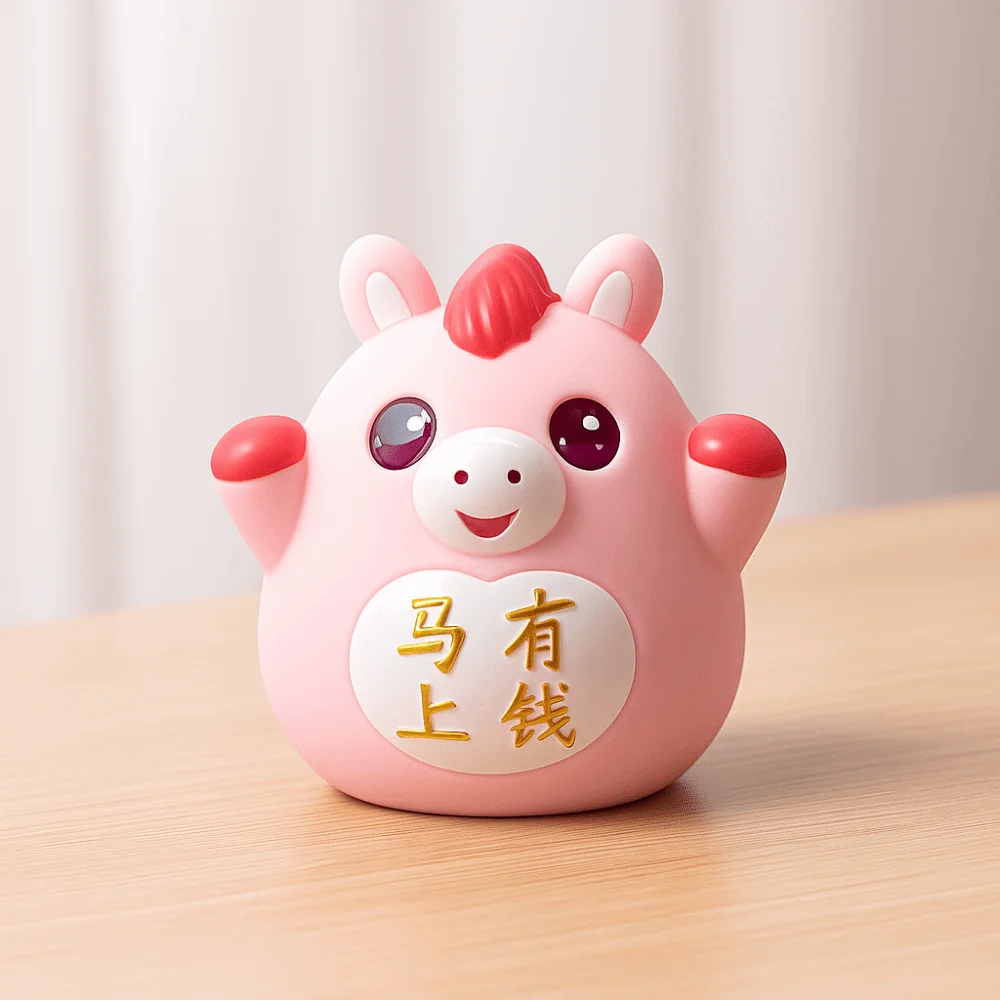 

Home Decoration Cartoon Piggy Bank Vinyl Kawaii Coin Storage Box Cute Anti-Fall Decorative Ornament Children's Gift