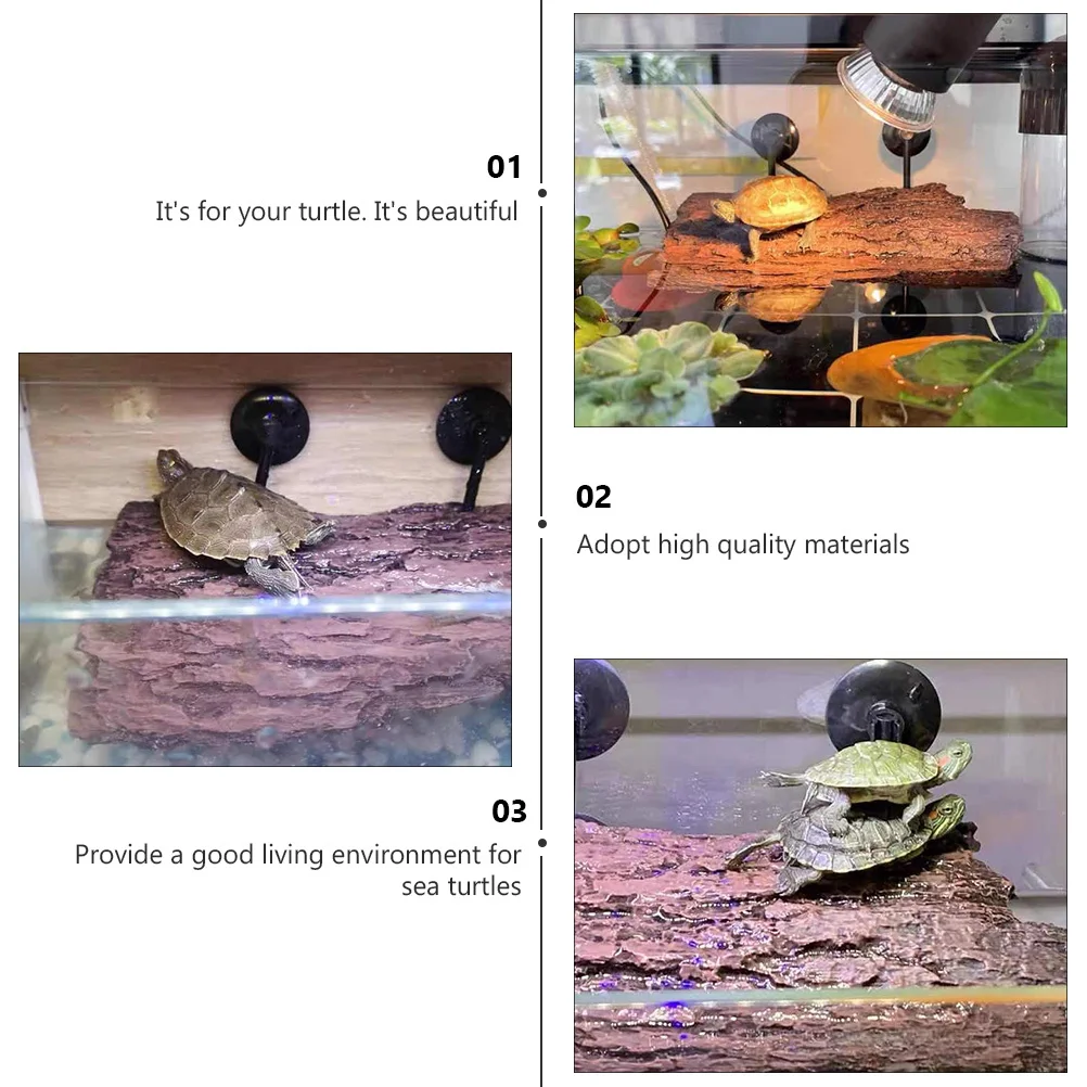 

1pc Turtle Basking Platform Eco-Friendly Climbing Ramp For Tortoise Habitat Aquarium Tank Decor Animal Resting Island