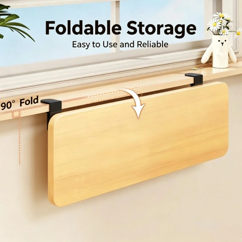 Minimalistischer Fensterbank-Erweiterer aus Holz – Stilvoll & Robust, Perfekt für Home-Office oder Schlafzimmer-Ecke