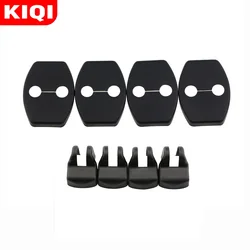 4Pcs ABS Car Door Lock Cover Door Stopper Covers for Toyota Corolla Cross XG10 2019 2020 2021 2022 Black Accessories
