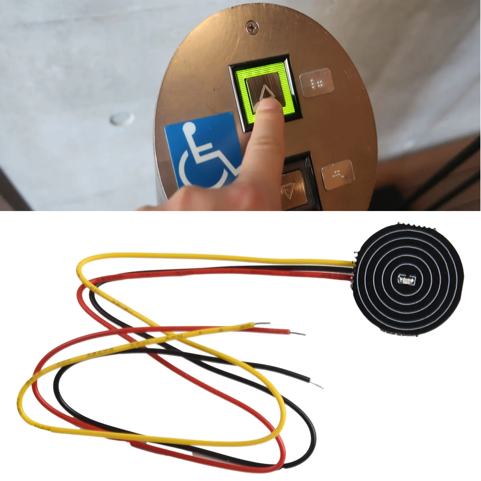 Touch Key Switch Bistable Switch Ouch Key Switch 3A 3V-30V 8mm Black Stable Performance Touch Key Switch 3A 8mm