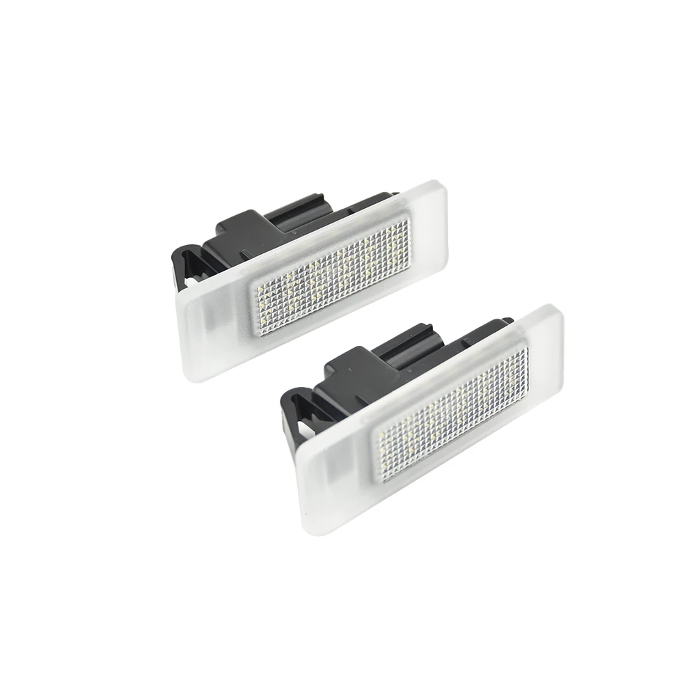 2x LED License Number Plate Light For Renault Megane 4 Scenic IV Twingo Kangoo Koleos MK2 Clio IV V Logan Sandero Dacia Duster
