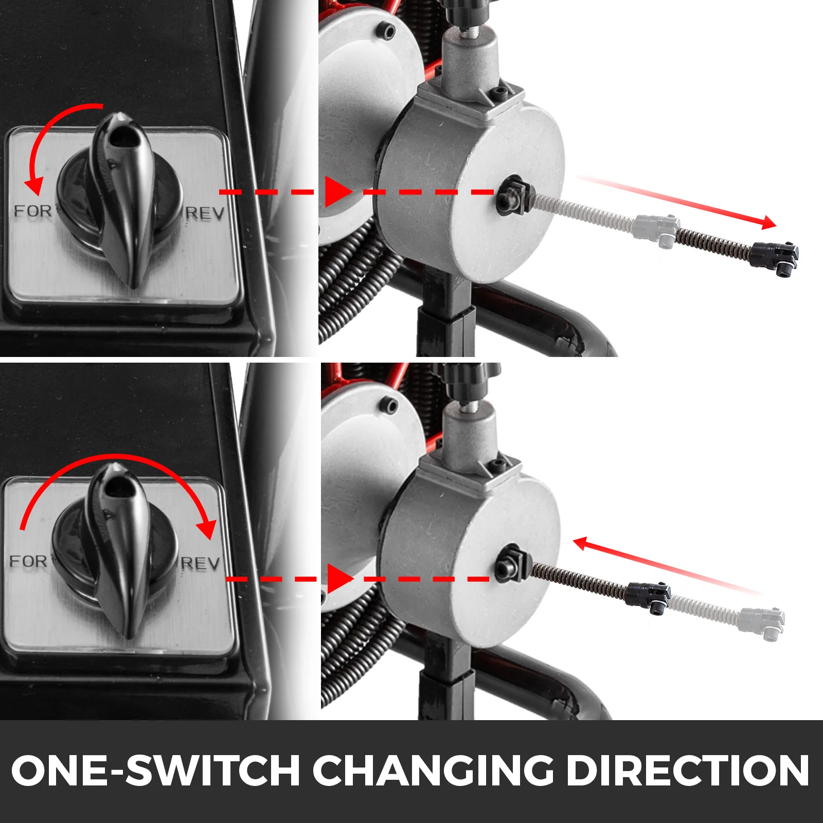 آلة تنظيف استنزاف الأنابيب البلاستيكية الجديدة ذات غلاف الكابل المفتوح/آلة تنظيف استنزاف الأوكر عملية تنظيف المياه الباردة #2