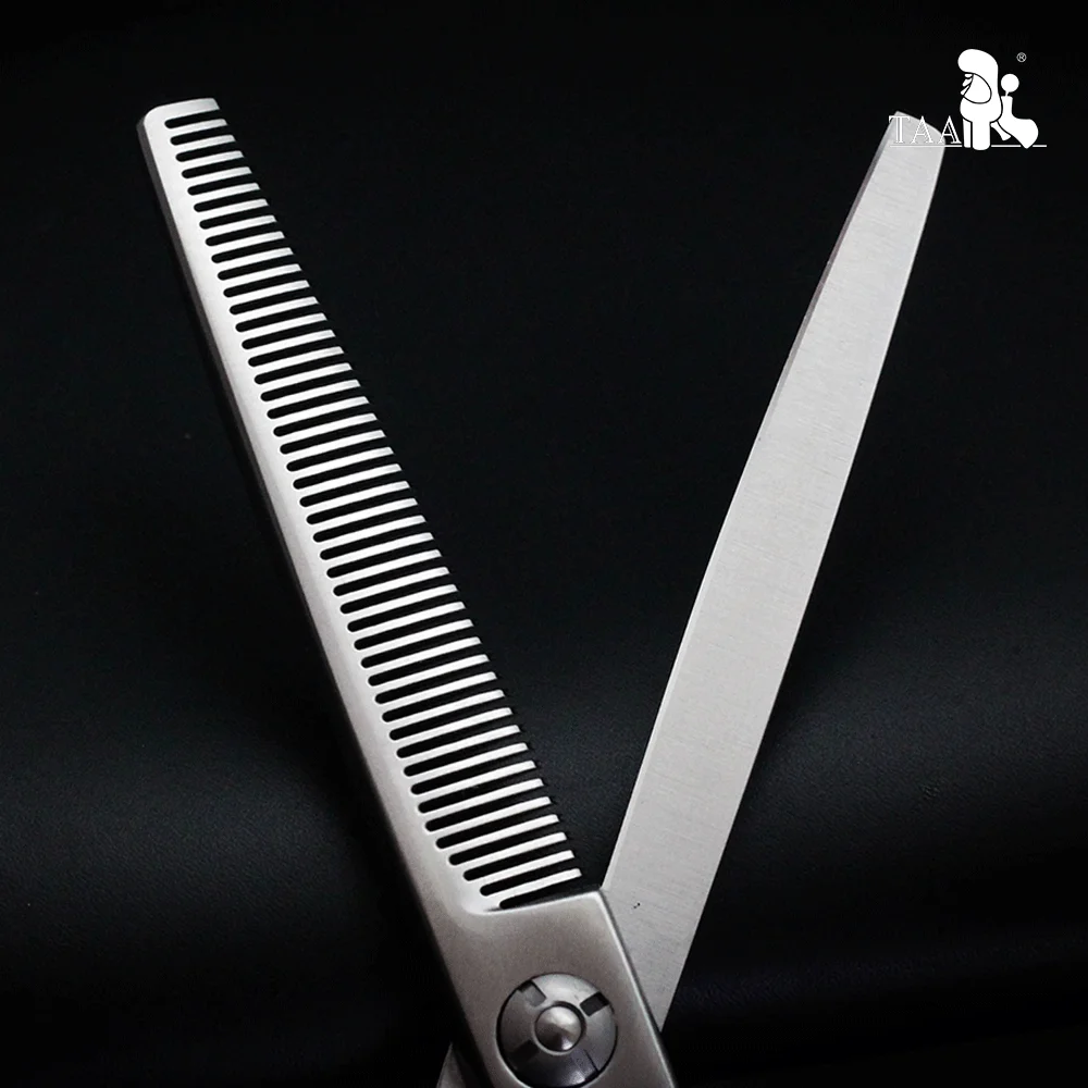 Imagem -04 - Taa-professional Grooming Scissors para Pet Liga de Aço Tesoura Serrilhada para Cão Tesoura Desbaste