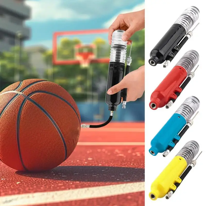 Hand Held Ball Pump Multipurpose Small Air Pump User-Friendly Ball Pump Labor-Saving Hand Pump For Travel Outdoor Activities