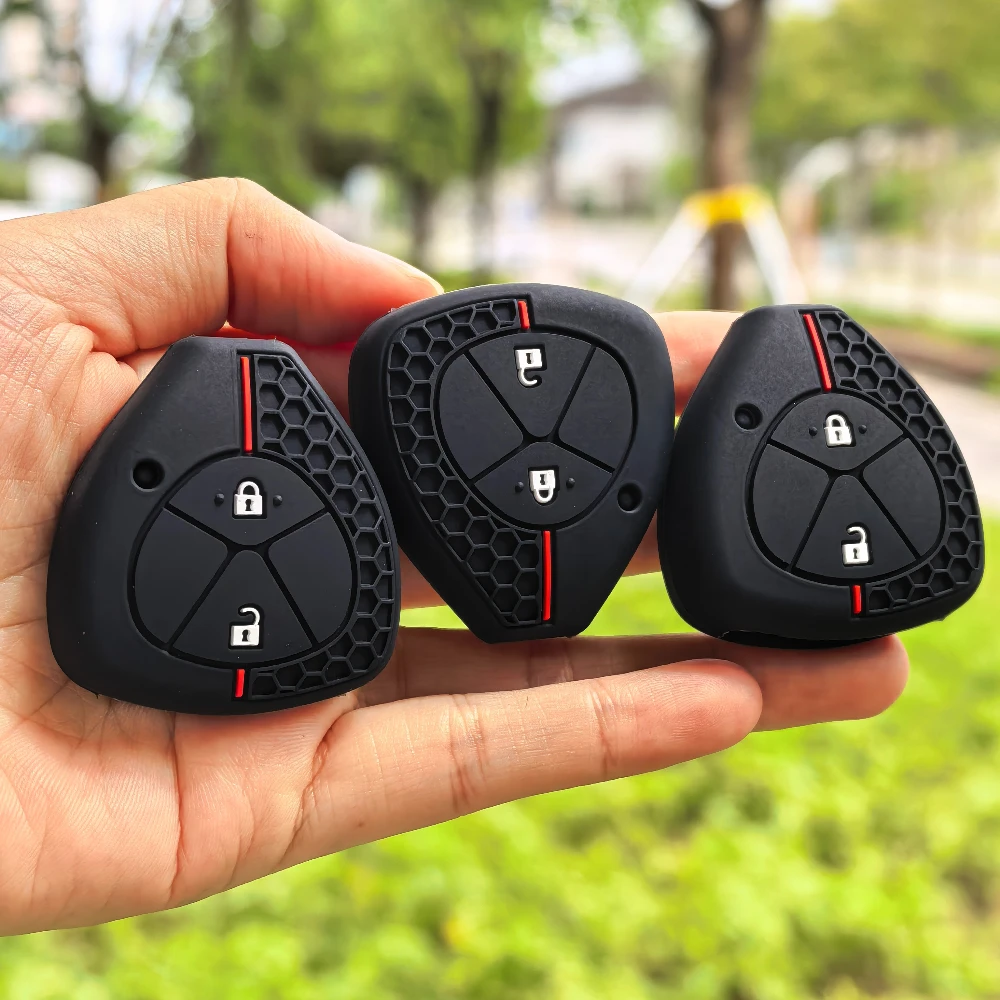 

Для Toyota Corolla Camry Reiz RAV4 Crown Avalon Prince Matrix Auris FOB Корпус 2-кнопочный силиконовый чехол для автомобильного ключа