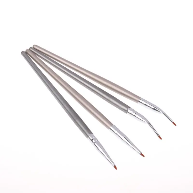 1/2Pcs Ultra Fine Eyeliner Brush Angled Bent Tip Detail Eye Liner Brush Under The Eyes Place Precise Detail Concealer Brush