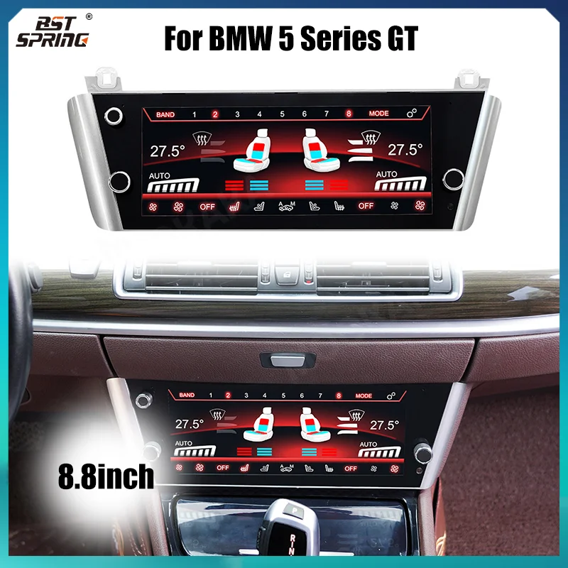 8.8 Inch Digital Air Conditioning Panel for 5 Series GT 2010-2017 Air Conditioner Climate Board Touch Screen