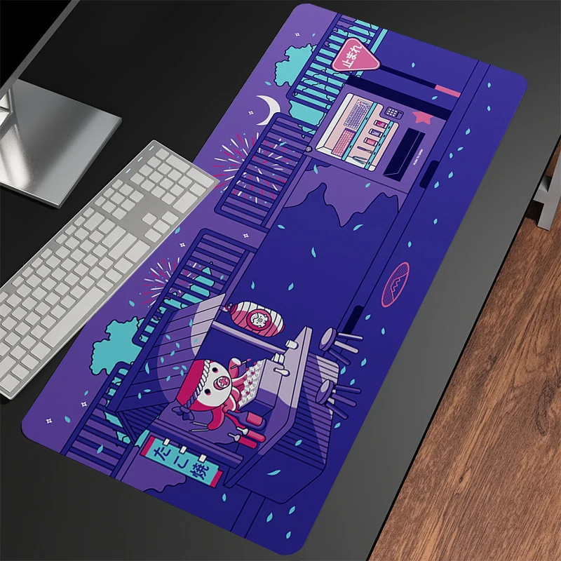 

Mouse Pad Pink Kawaii Large Gamer Mousepad Keyboard Mat XXXL Mouse Mats 31.4x11.8in Rubber Desk Pad Design Desk Rug