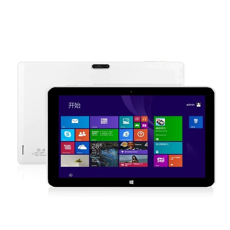 Tablet PC dual OS com tela sensível ao toque, compatível com HDMI, Android 4.4, Quad Core, 2GB RAM, ROM 32GB, Cu i10, Windows 10 +, Android 4.4, 1366x768, 10.6