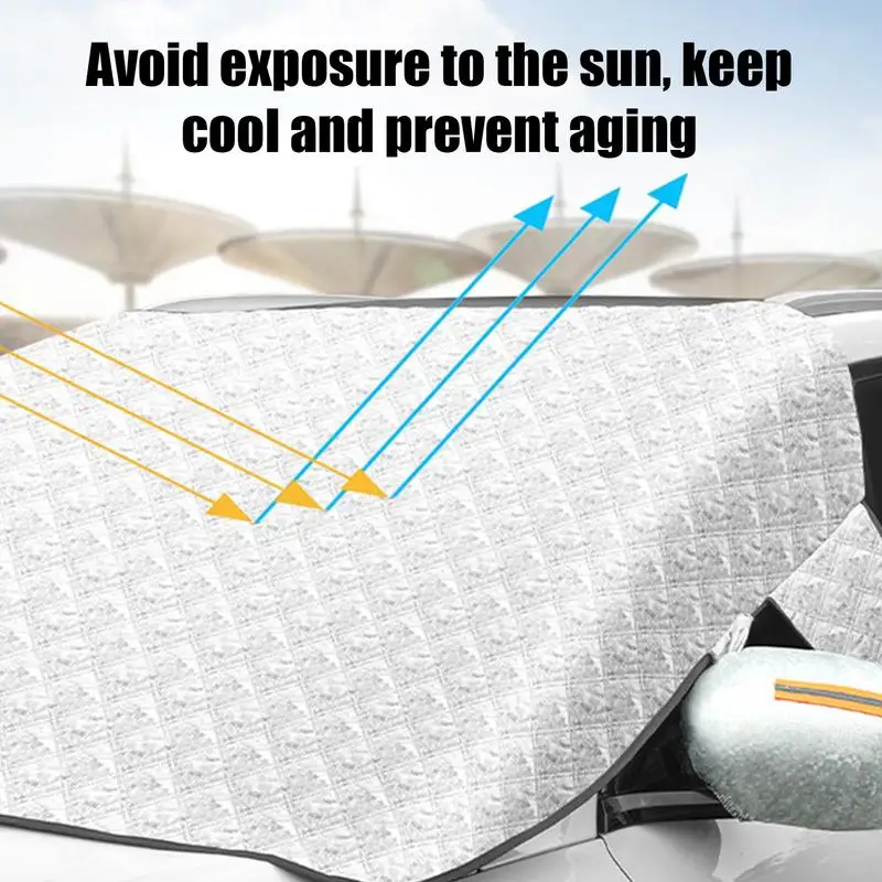 

Windshield Sunshade Foldable Sun Protection Insulated Cover For Windscreen Caravan Truck Sedan Front Sunlight Blocking