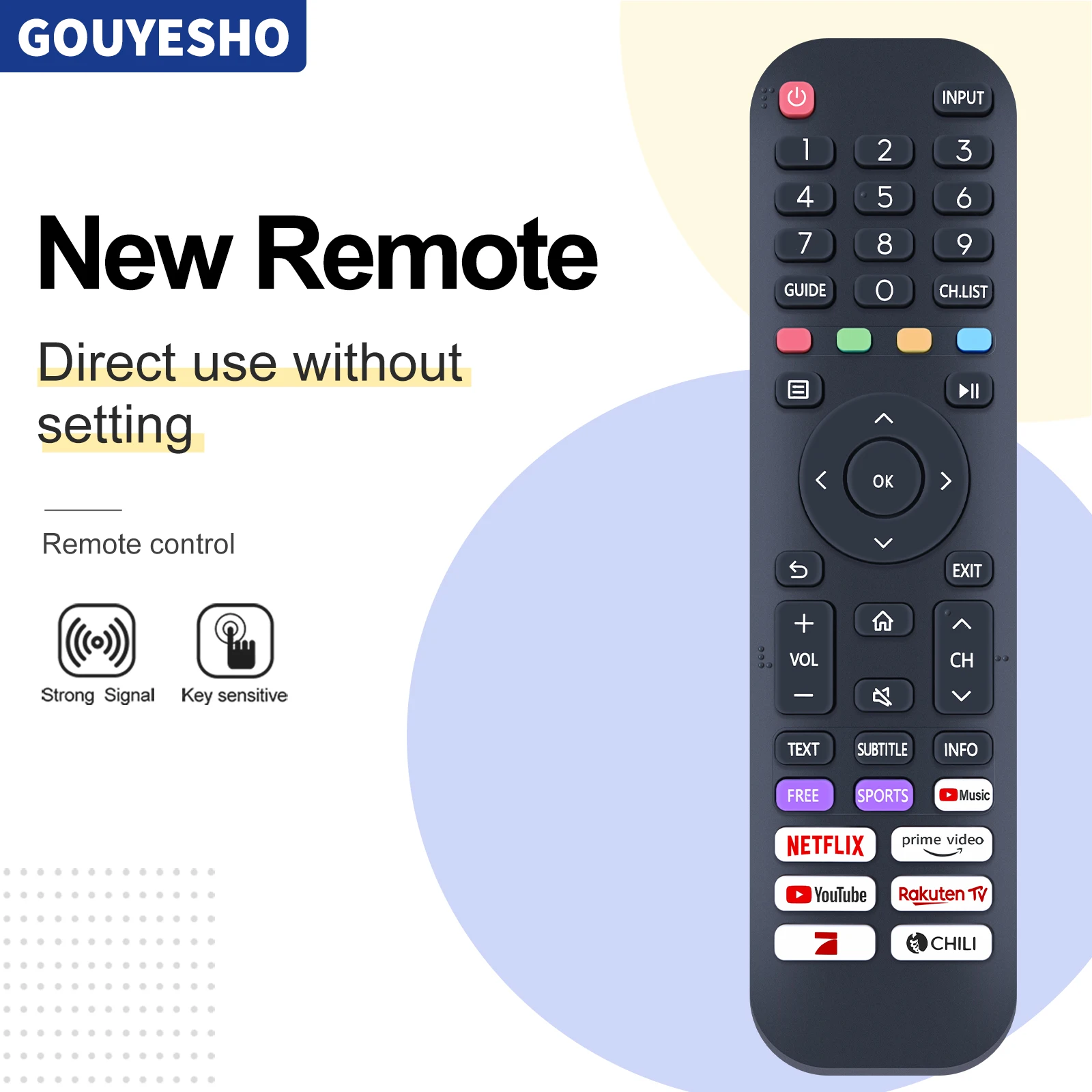 New EN2AL30H Remote Control for Hisense HD DLED Smart TV 40A4BG 32A4FG 40A4FG 40A4EG 32A4EG 32A4DG 40A4DG 32A4BG