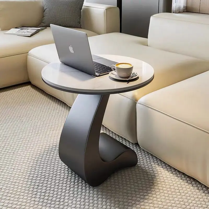 

Small Tea Table, Small Table, Living Room Sofa Side Table, Minimalist Modern Tempered Glass