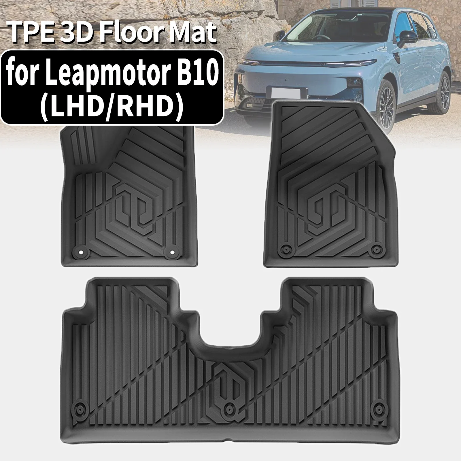

for Leapmotor B10 2025 2026 TPE Car Floor Mats Waterproof Non-Slip Easy Clean Accessories