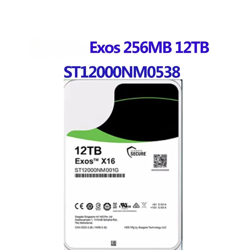 

Seagate ST12000NM0538 Desktop HDD.3.5INCH 12TB 2.5 SAS 256MB 7200 RPM SATA ST12000NM0538 HDD