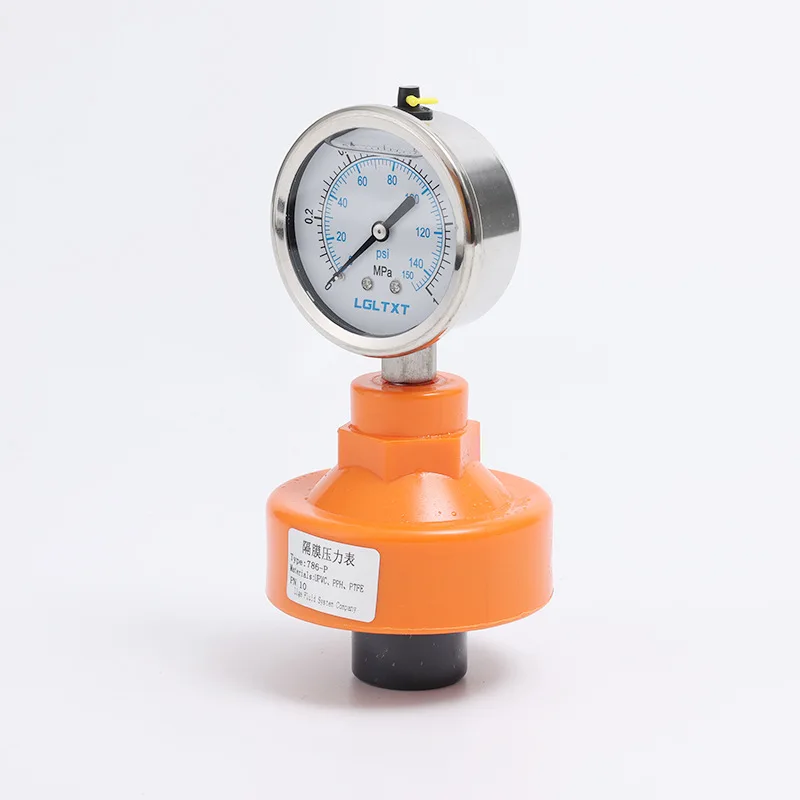 

Pressure Gauge, Fluororubber, Strong Corrosion Resistance, Strong Acid and Alkali Resistance, Hongqi Stainless Steel Diaphragm