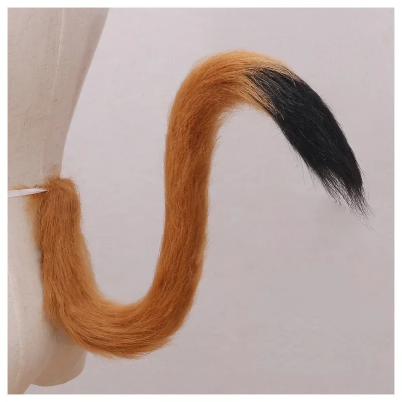 Orecchie di pelliccia di volpe di gatto Fermaglio per capelli Coda lunga Copricapo Regalo di compleanno Costume cosplay anime Halloween Natale