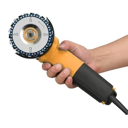 4 Inch 22 Tooth Angle Grinder Dedicated Chain Disc Woodwork Carving Chain Saw Disc Angle Grinding Disc Slotting Saw Blade Tool