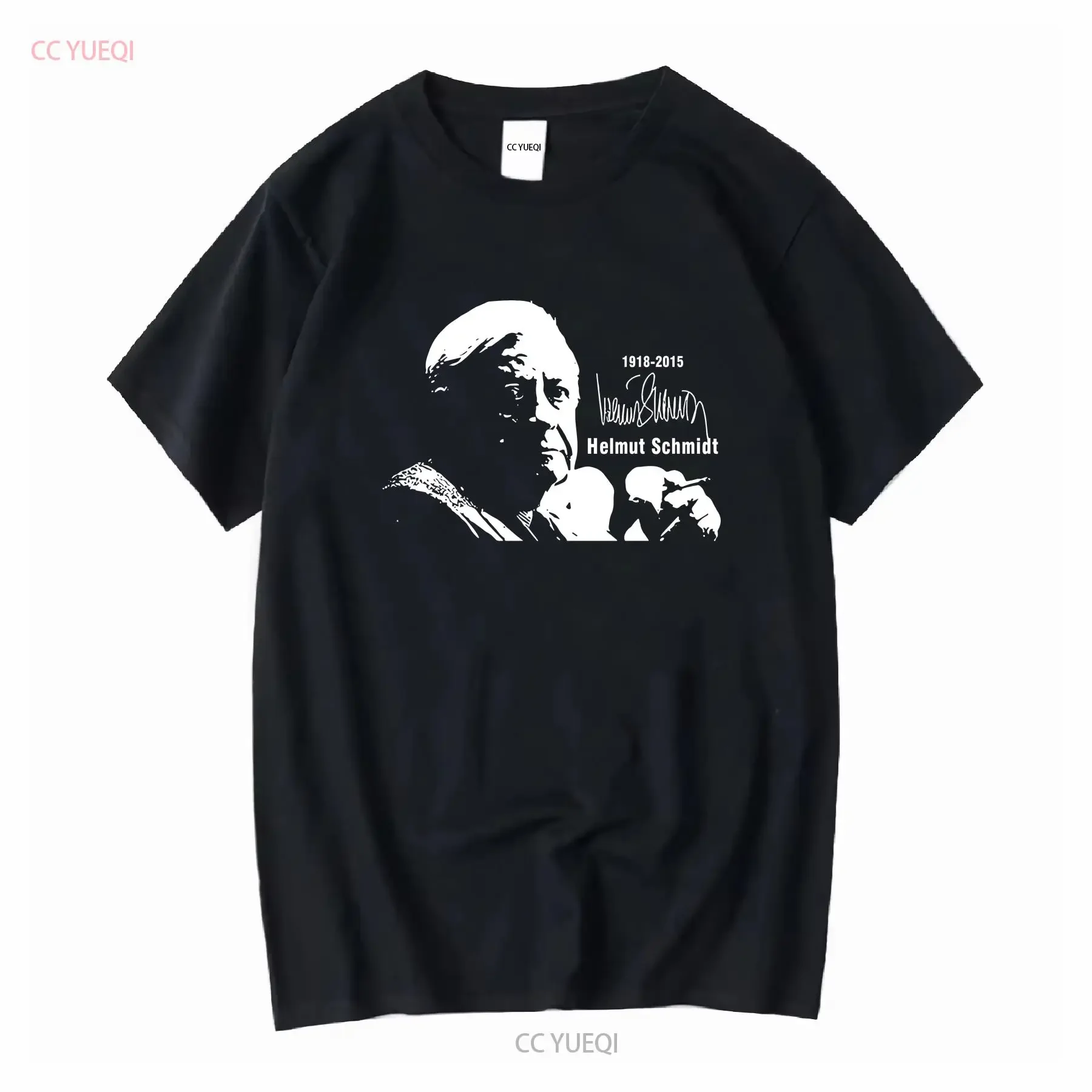 Former Chancellor Helmut Schmidt Old Federal Hamburg Mourning Honours T Shirt 17030 long or short sleeves vintage Washed Soft