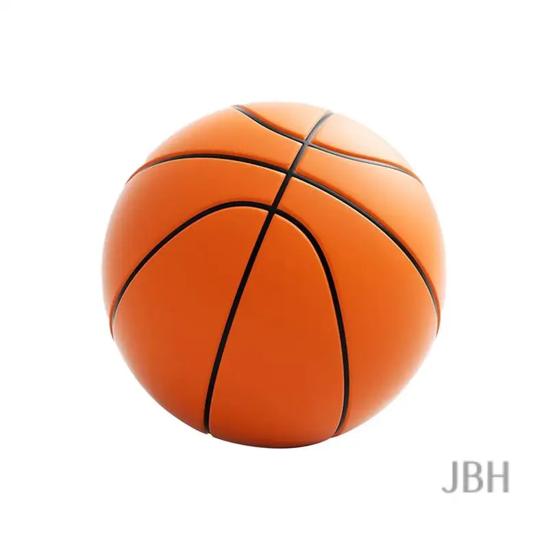 

WJ-Foam Basketball, Indoor High Density Training Basketball 3D Texture Quiet Bounce No Noise Ball For Home Beach Pool Durable C