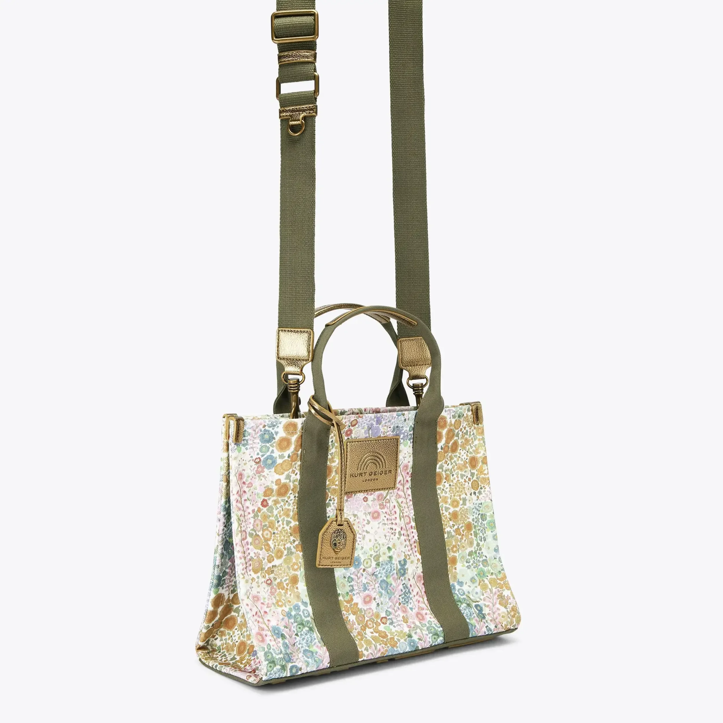 Kurt Geiger-Sac fourre-tout en toile pour femme, grande capacité, marques de créateurs de luxe, sac à main tendance, sac à main initié, nouvelle mode, 2024