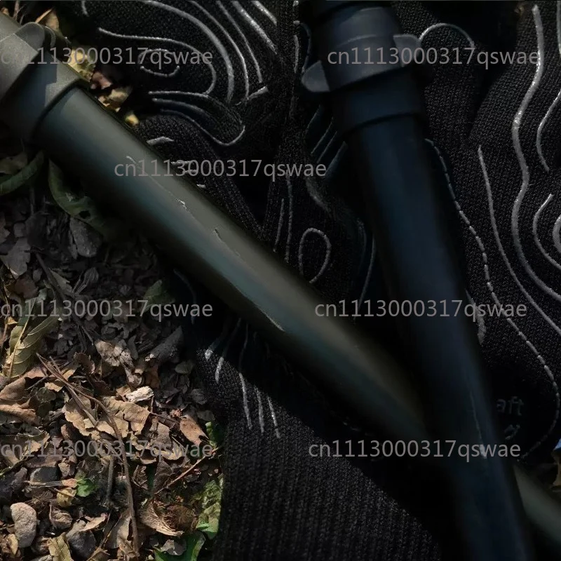 2.3-2.5M Adjustable Telescopic Tarp Pole, 3-Section Aluminum Camping Tent Pole For Outdoor Awning Support