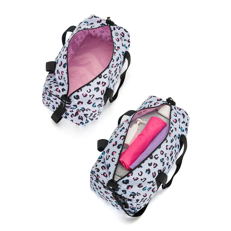 [حقيبة اللياقة البدنية] حقيبة كتف كرتونية حقيبة سفر مطبوعة برسوم كارتونية من قماش أكسفورد