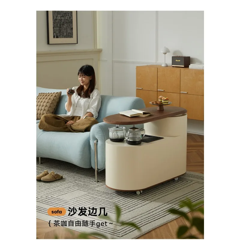 Kettle integrated living room household sofa small cart balcony rotating