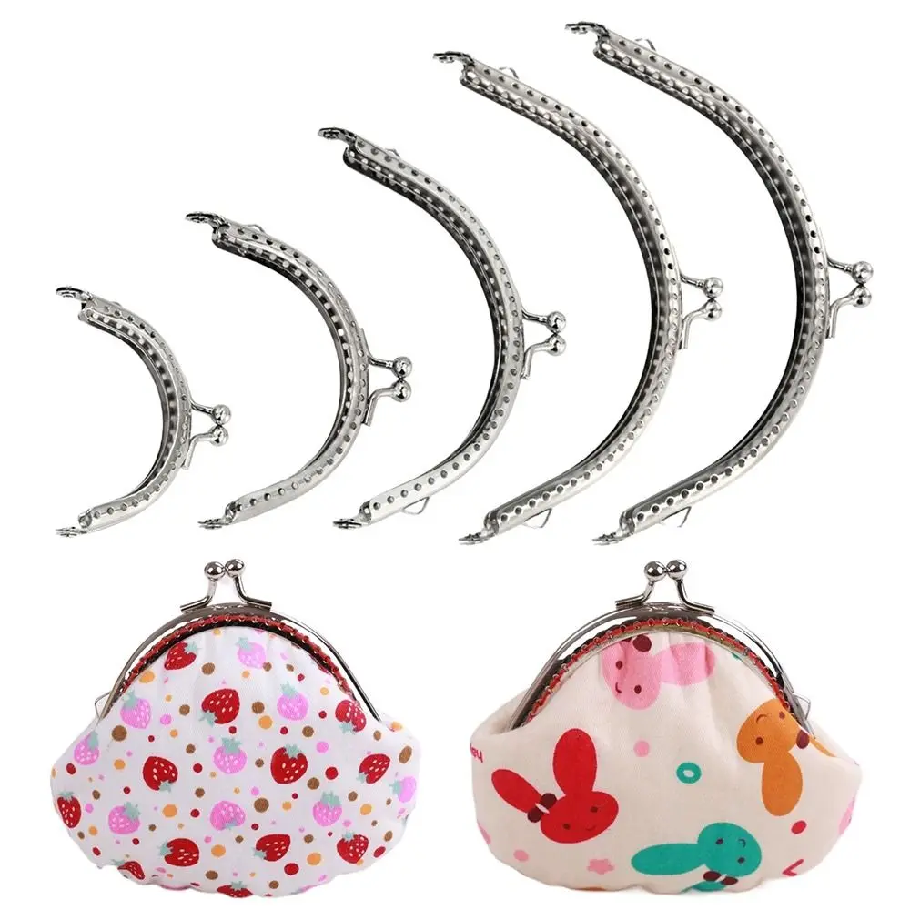 Mini Metal Purse Frame Kiss Clasp Bag Hardware Vintage Bag Kiss Clasp Lock Bag Clasps DIY Craft