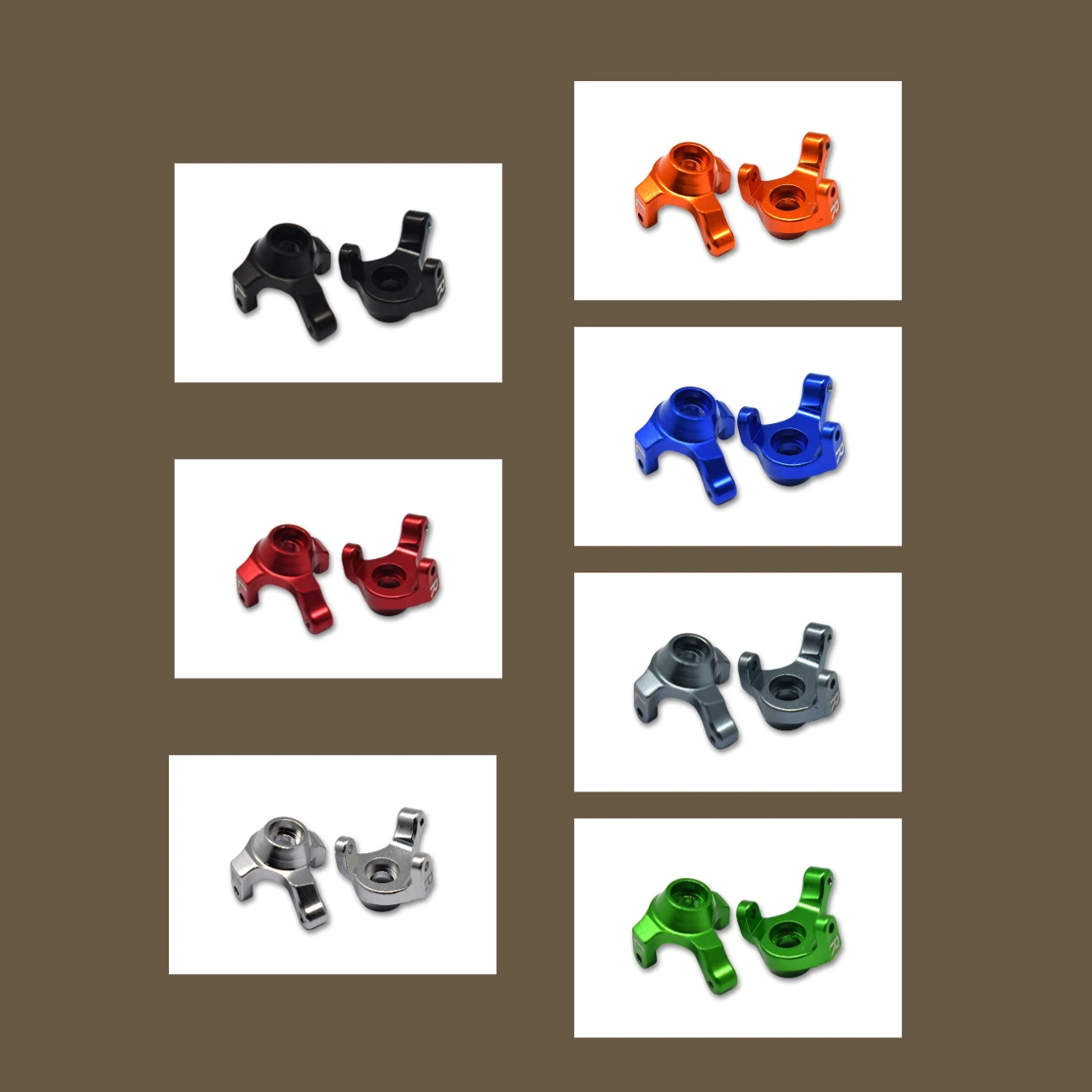 

Алюминиевый передний кулак GPM для AXIAL 1/24 SCX24 Deadbolt Jeep Wrangler Jlu