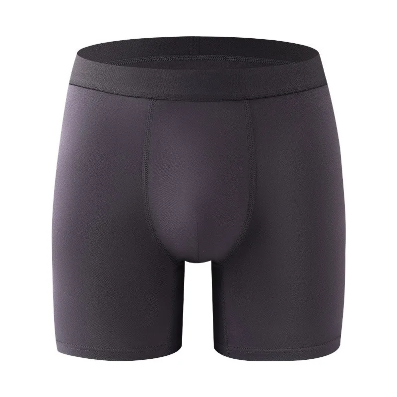 Großer Beutel für Herren, Boxershorts aus Bambusfaser, atmungsaktive Unterwäsche mit Öffnung, mittlere Taillenhöhe, Sport-Unterhose, feuchtigkeitsableitend, weich und kühl – Detail 24