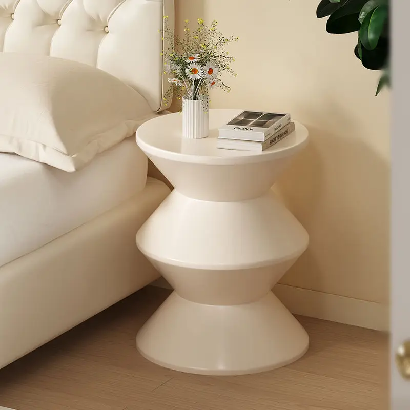 

Minimalist Nightstand - Modern Small Side Table & Compact Coffee Table, Simple Bedside Substitute Narrow Cabinet