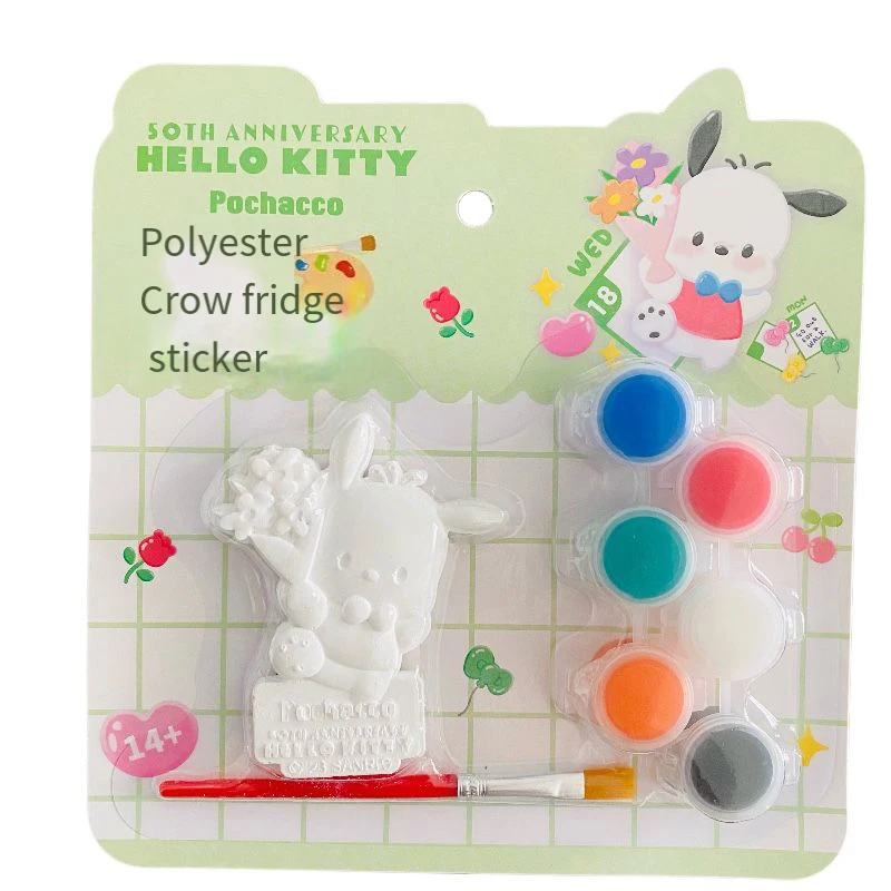 Miniso Sanrios Kuromi Hello kittys meine Melodie Kühlschrank Magnet Graffiti Magnet Form Anime Kawaii DIY Handwerk Gips Puppe