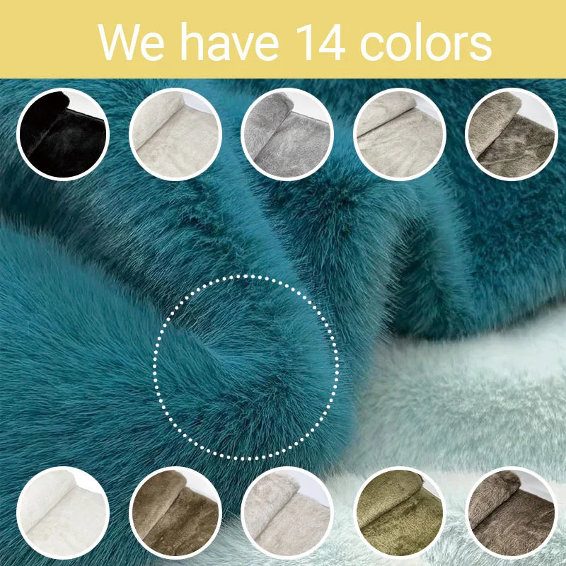 1 سنتيمتر الاصطناعي مقلد المنك لينة النسيج 180x80 سنتيمتر أفخم النسيج حساب بواسطة متر DIY بها بنفسك الملابس ، نسيج المنك للعب الخياطة