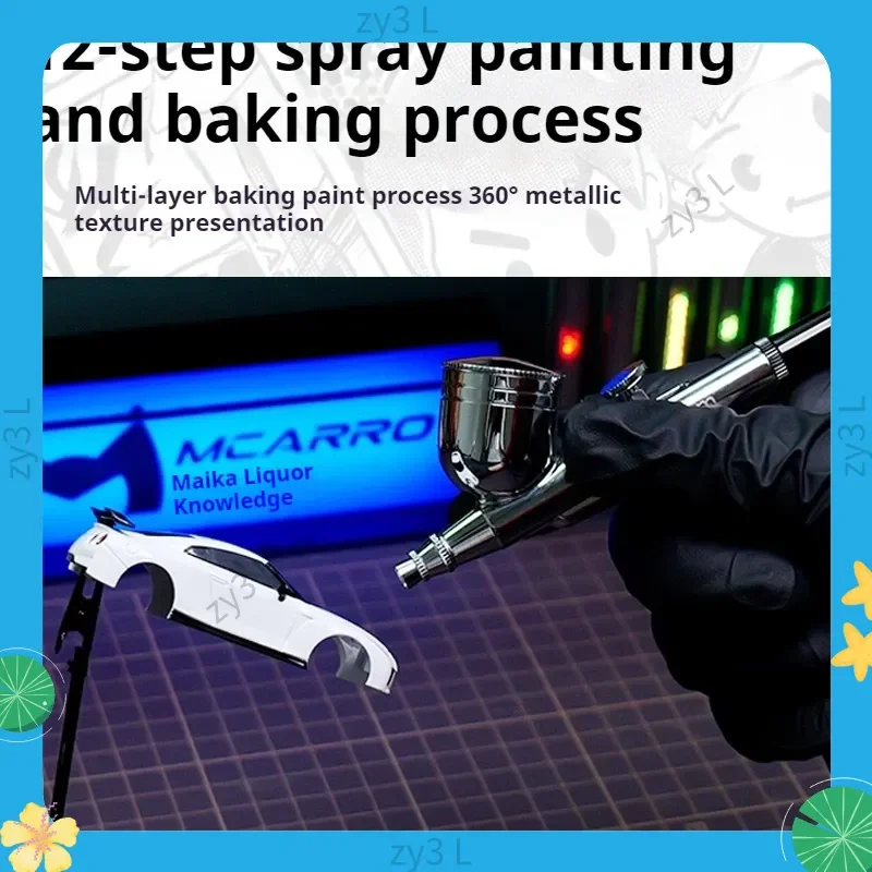 Samochód RC Drift 4WD w skali 1/64, realistyczne zaciski hamulcowe, wysoki poziom symulacji, 12-stopniowa metalowa malowana obudowa, system oświetlenia z przewodzeniem, proporcjonalny sterowanie, zabawka dla dzieci.