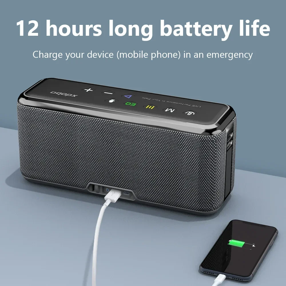 100W Super Power Subwoofer IPX5 TWS XDOBO X8 MAX 20000mAh Outdoor Camping Sound Column Caixa De Som Bluetooth Speaker Boombox