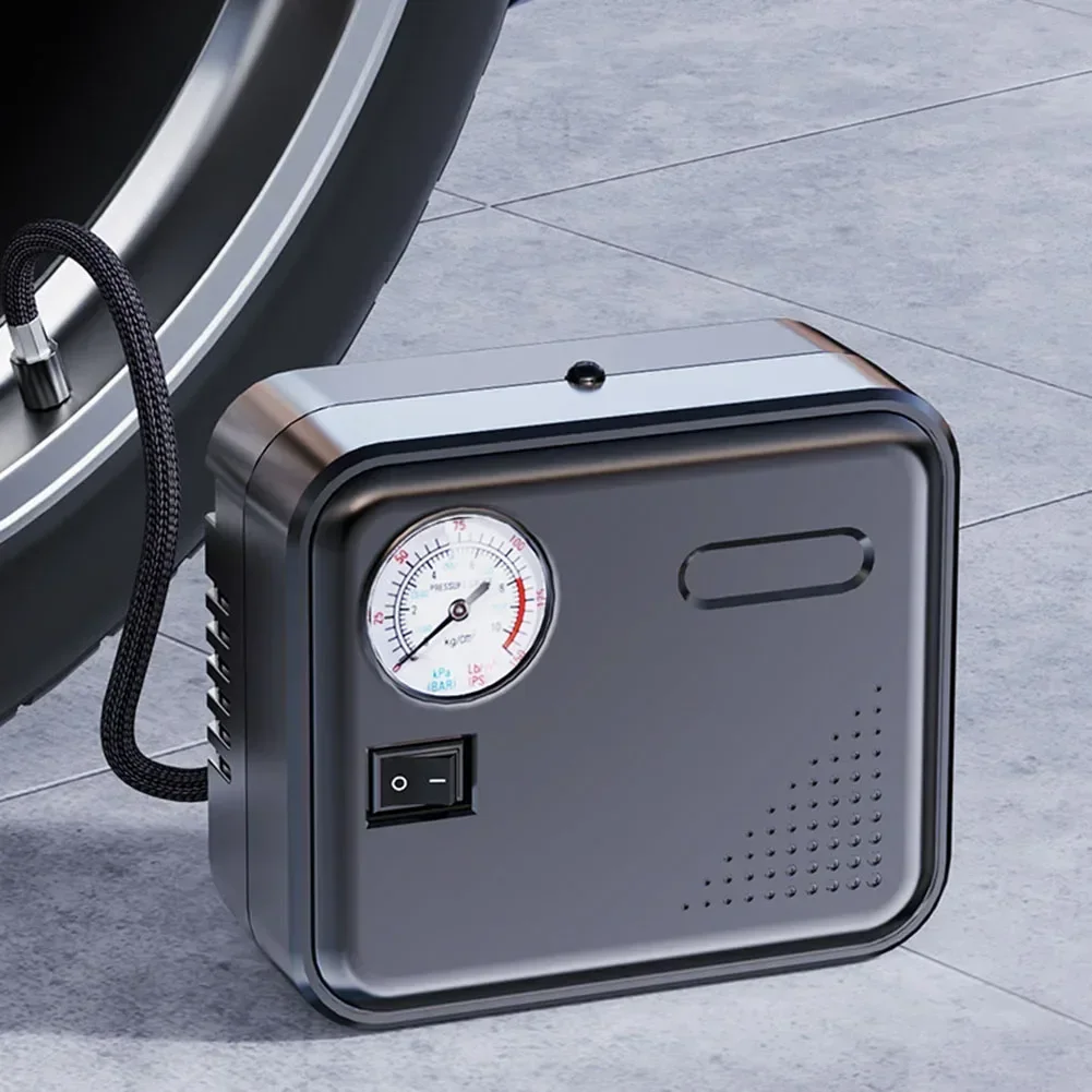 

Цифровой насос для накачивания шин 12 В со встроенной светодиодной подсветкой безопасности и легкой конструкцией. Эффективно накачиваемые шины в минуту в любом месте.