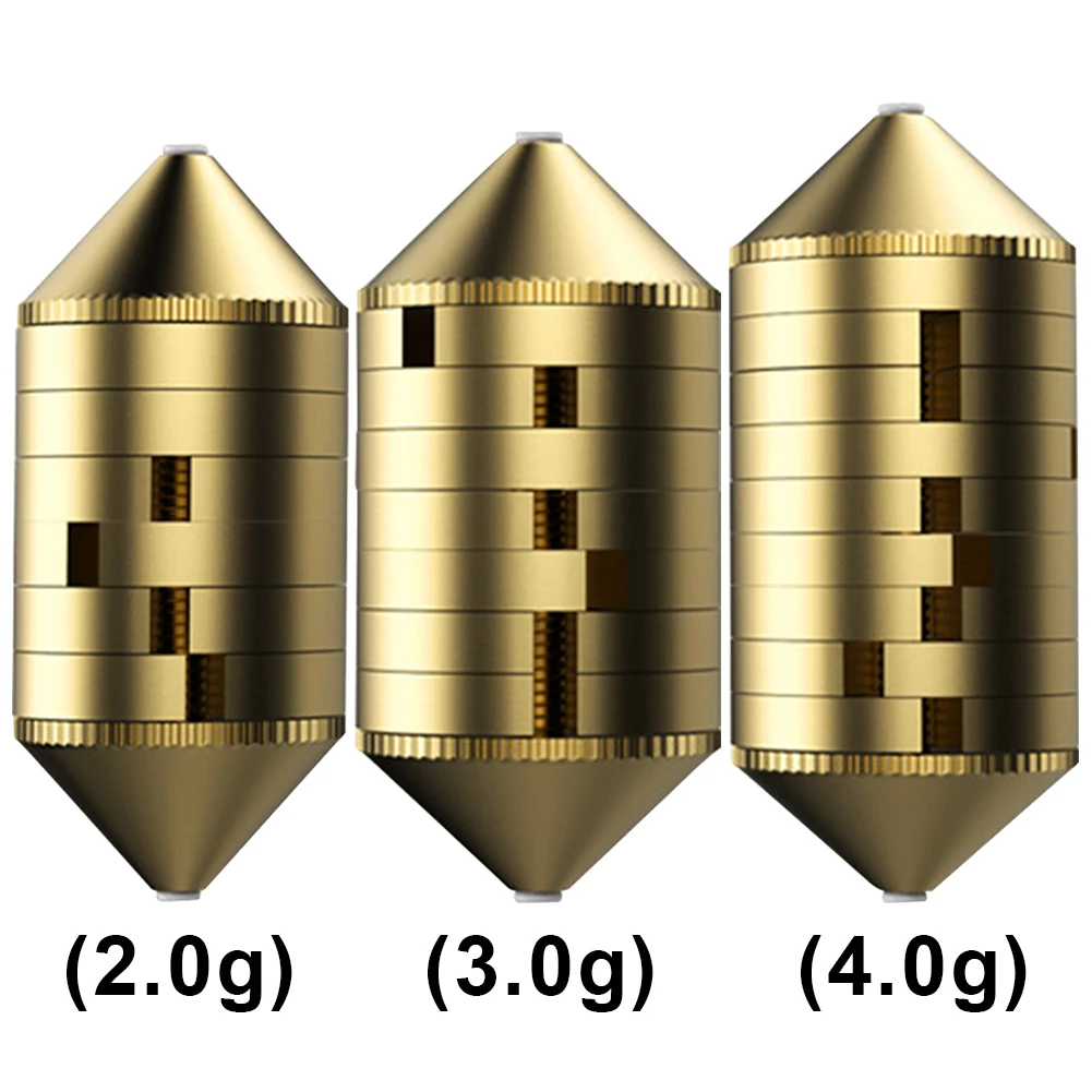 3/6 個釣りシンカークイックウェイト鯉シンカー鋭いシンカー銅調整可能な釣りウェイトツール海水淡水用