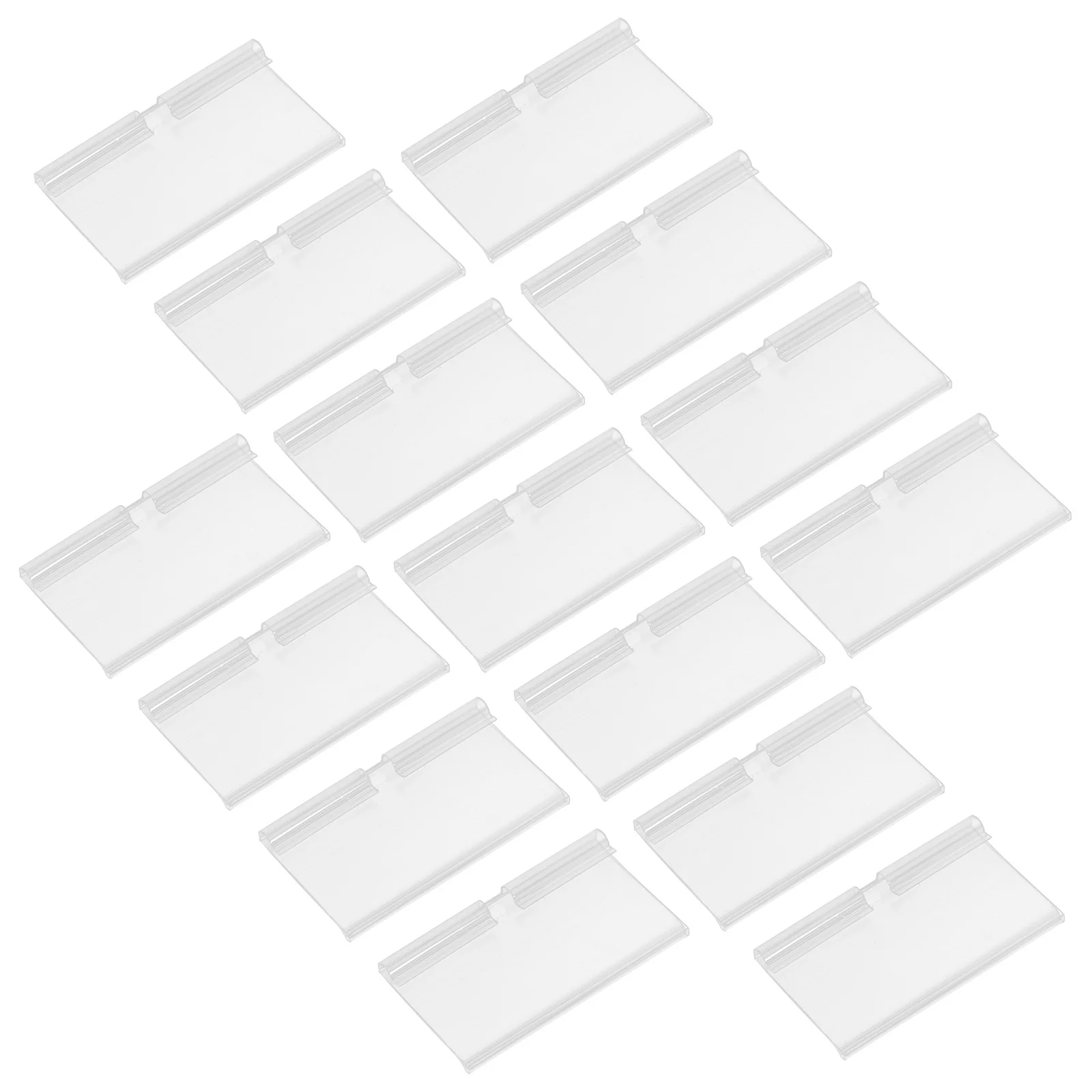 50 قطعة أصحاب التسمية واضحة علامات الأسعار الشفافة لسوبر ماركت الرف عرض الرف متجر البيع بالتجزئة الرف علامة التسمية أصحاب