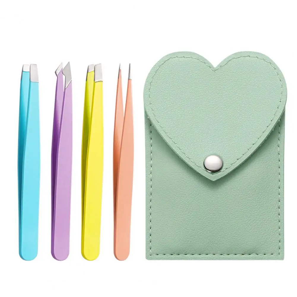 Cosmetic Tool Small Eyelashes Eyebrow Clip Tool Tweezers for Ladies