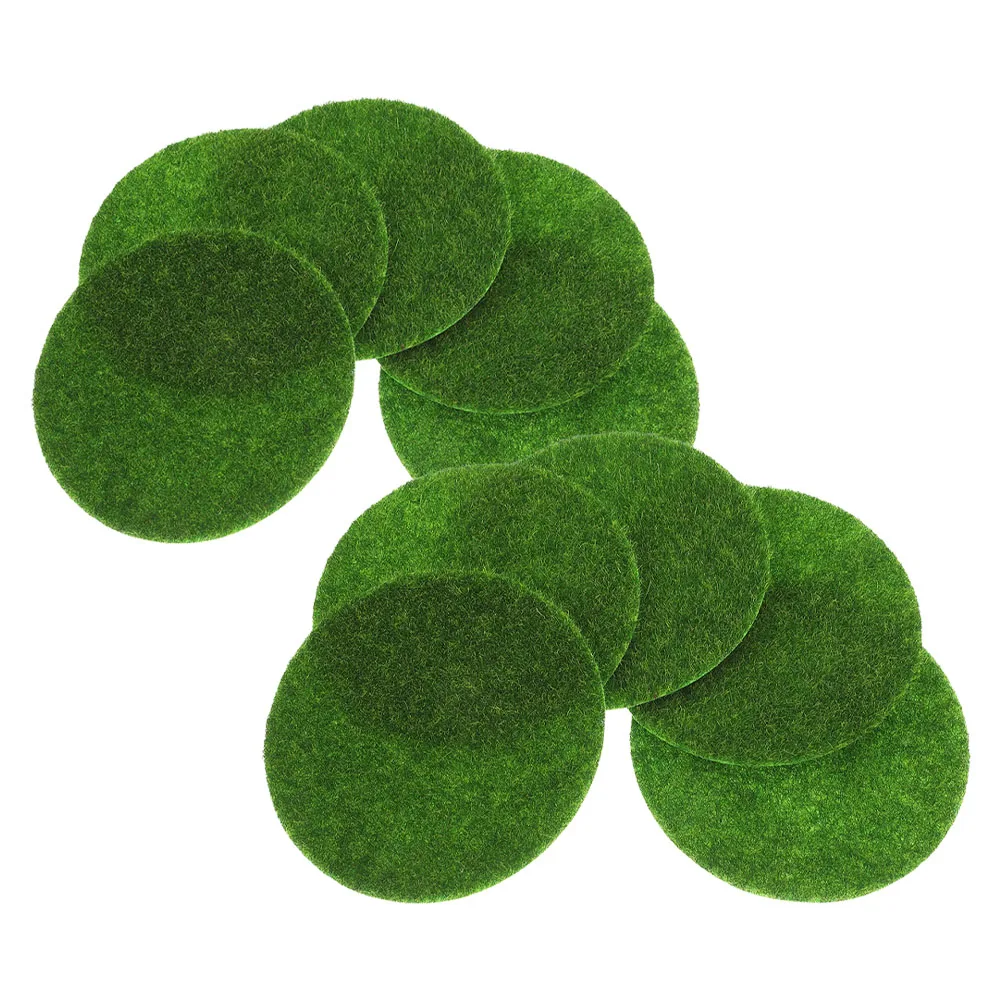 

10Pcs Simulated Moss Realistic Artificial Grass Decoration Miniature Landscape DIY Crafts Table Centerpieces Wedding Home Decor