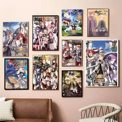 Mushoku Tensei Jobless Reincarnation Whitepaper Poster Waterproof Paper Sticker Coffee House Bar Aesthetic Art Wall Painting