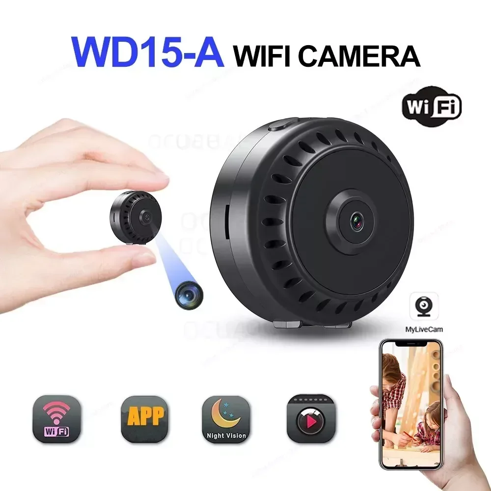 

Smart Home Surveillance Camera and See By Mobile1080P HD Mini Wifi Cam Security Night Vision IP Camcorder Magnet Remote Monitor