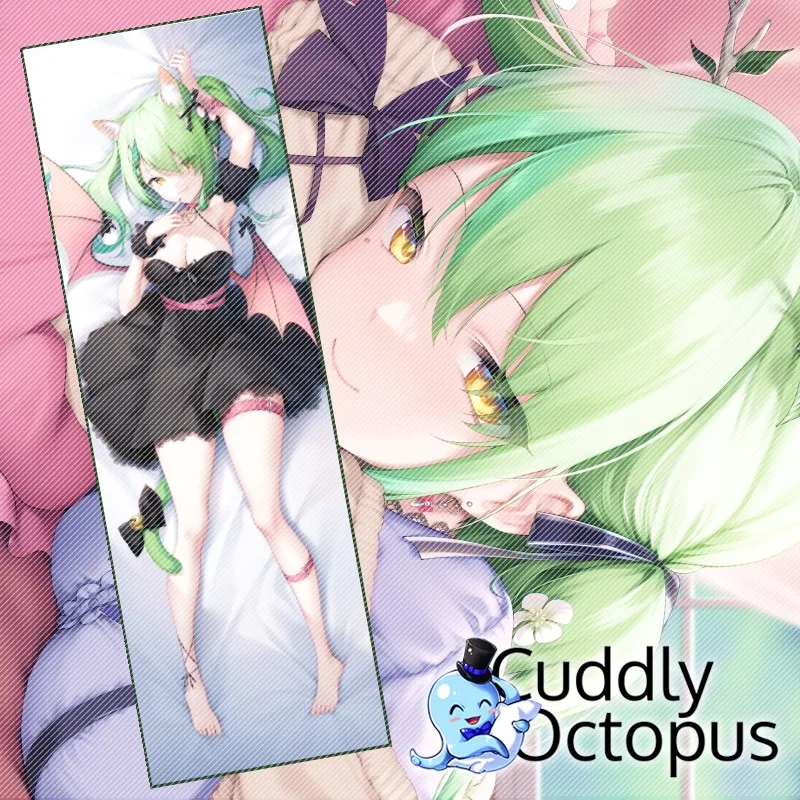 Anime Game VTuber Ceres Fauna Dakimakura Hugging Body 2WAY Pillow Case Cover Pillowcase Cushion Bedding Xmas Gifts Cud