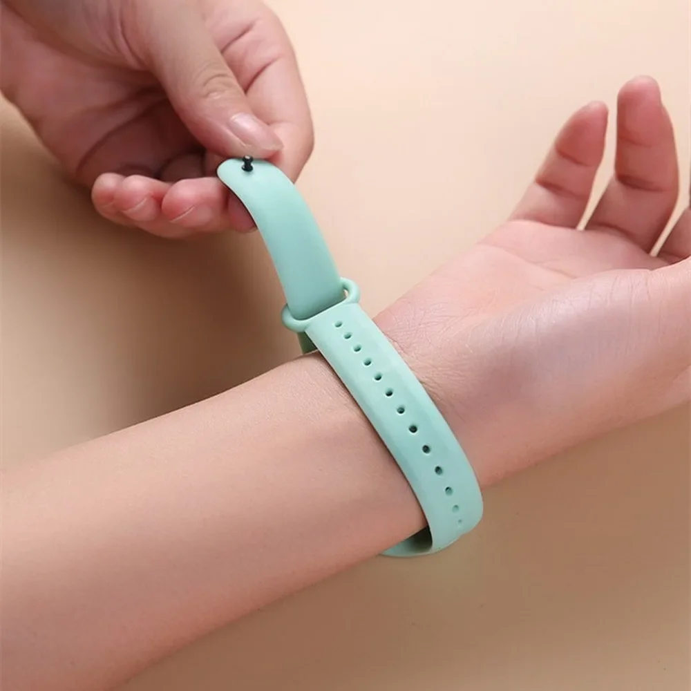 Mosquito ajustável replent brace seguro natural óleo essencial brilhante pulseira relógio anel para o bebê criança crianças grávidas