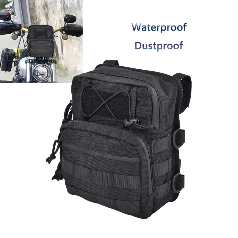 

Универсальная сумка на руль мотоцикла с Т-образной планкой для Softail Sportster, сумка на передний руль, сумка для инструментов мотоцикла, сумка для хранения