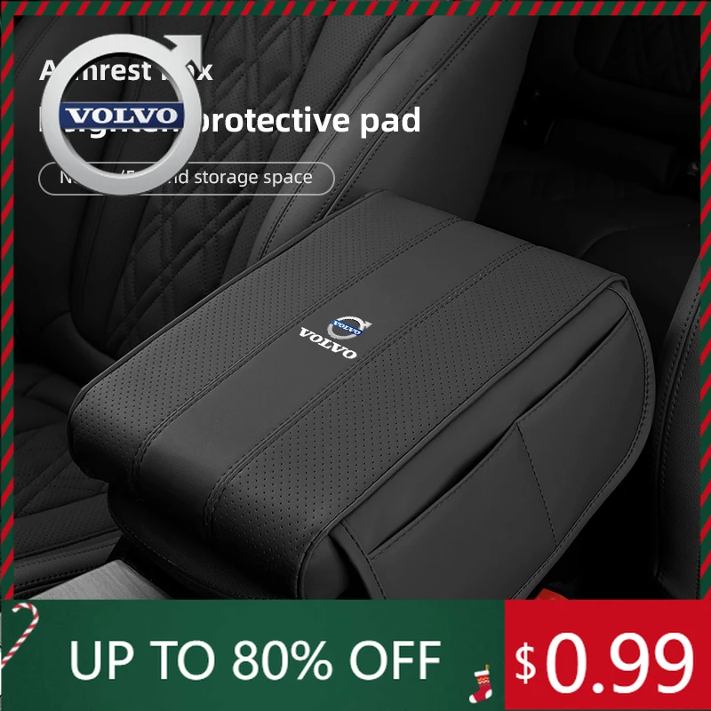 

Эмблемы Volvo Автомобильный подлокотник Коробка для увеличения локтя Поддержка салона автомобиля Аксессуары для V60 V40 XC90 S60 C30 XC60 V50 V70 S90 XC40