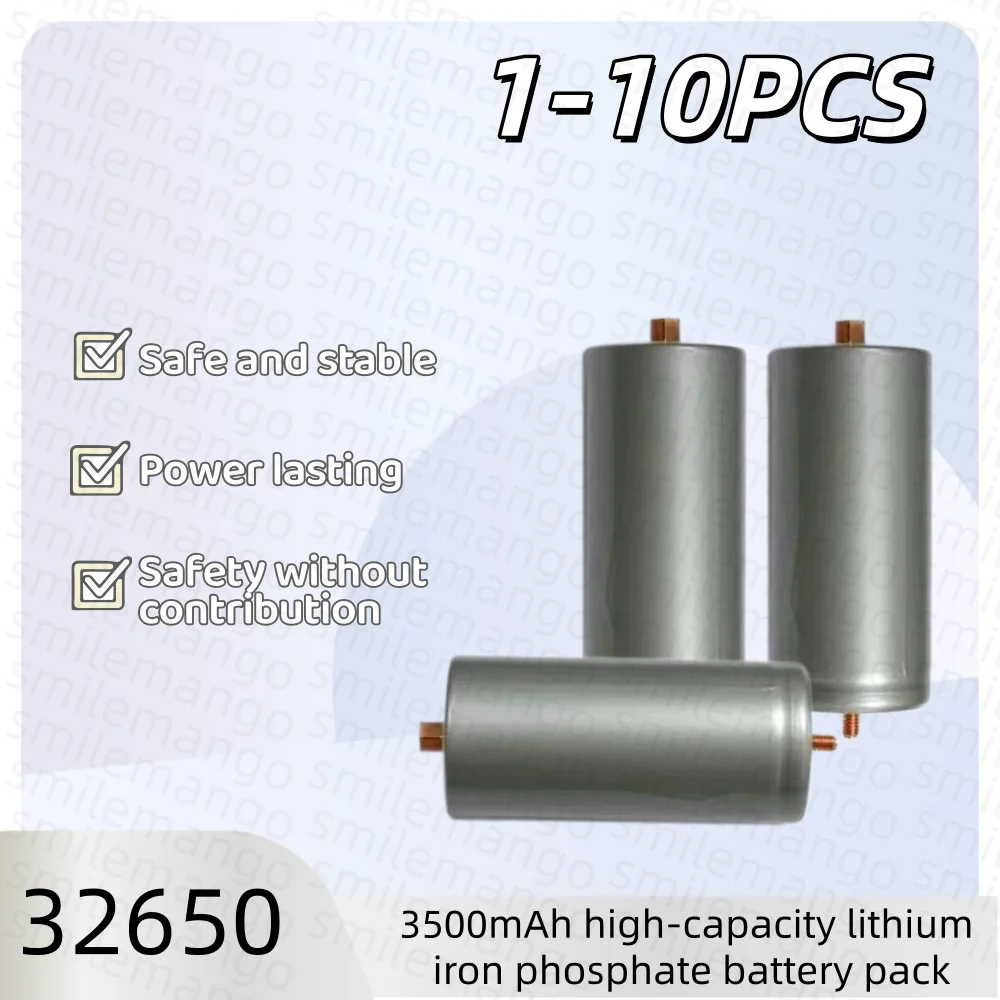 Akumulator litowo-żelazowo-fosforanowy (LiFePO4) 32650 3500mAh 3.2V, profesjonalna bateria litowo-żelazowo-fosforanowa z gwintem.