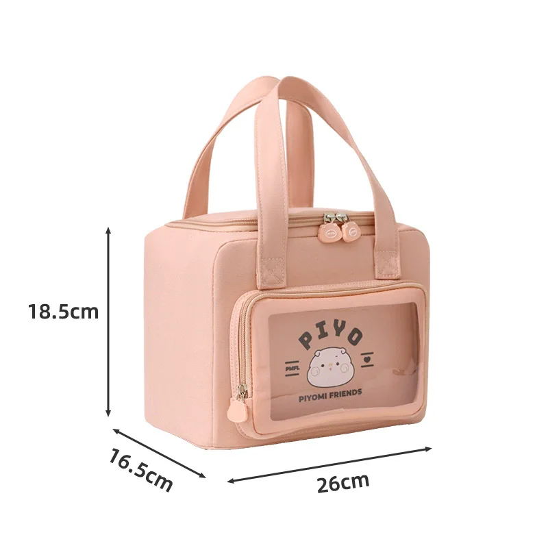 Cord-Lunchtasche, wärmeisolierend, Lunchbox, Aufbewahrung, Handtasche, multifunktional, für Kinder, Schule, Kühltasche, Picknick, Lebensmittelbeutel – Detail 28
