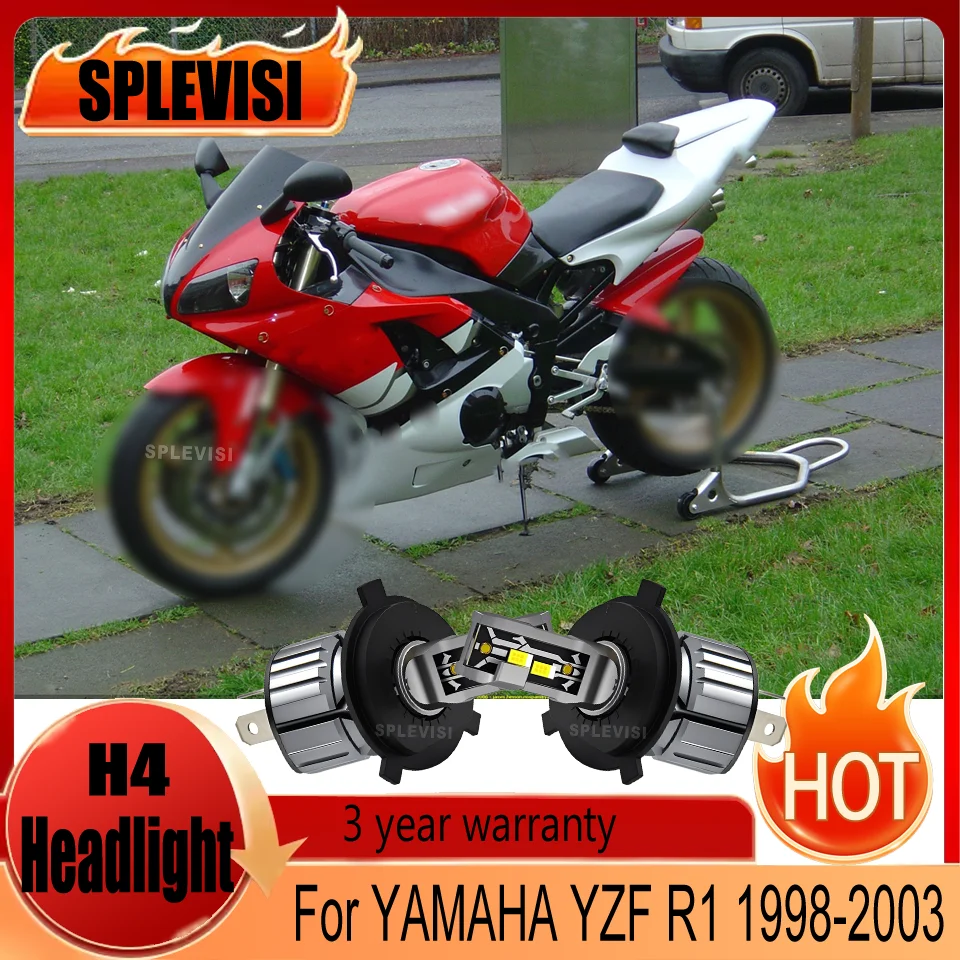 

motorcycle Headlight Ensuring Safer Night Driving Energy Saving Plug and Play For YAMAHA YZF R1 1998 1999 2000 2001 2002 2003